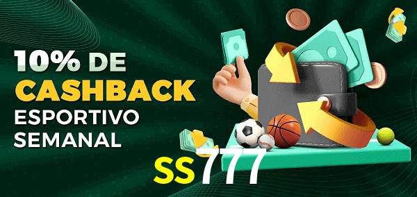 10% de bônus de cashback na ss777