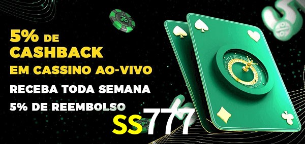 Promoções do cassino ao Vivo ss777
